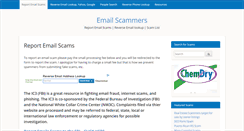 Desktop Screenshot of emailscammers.com