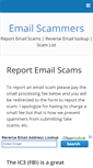 Mobile Screenshot of emailscammers.com